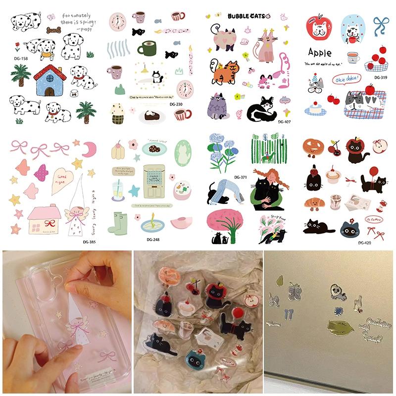 Dekor Aufkleber 3D Jelly Aufkleber Niedlicher Computer Handy Jelly Aufkleber Kamera DIY Konto Handyhülle Und Tablet Dekoration