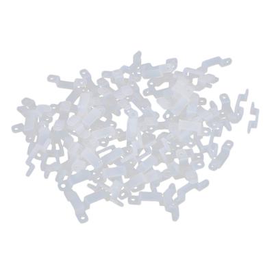 12mm Silicone Holder Clip For Fixing 3528 5050 1210 RGB LED Strip Light 100 Pcs