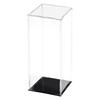 Edinstry Storage Case Acrylic Storage Case Acrylic Box Height 30cm 10x10cm Figure Case Display Case Collection Case Transparent Storage Box Exhibition