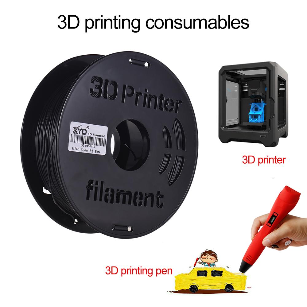 1KGCelsius Spool 1.75mm ible TPU Filament Printing Material Supplies for 3D Printer Drawing Pens