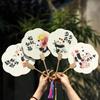 Qingxi Yilin Chinese Style Panda Hand-Painted Fan Set (5 Pcs)