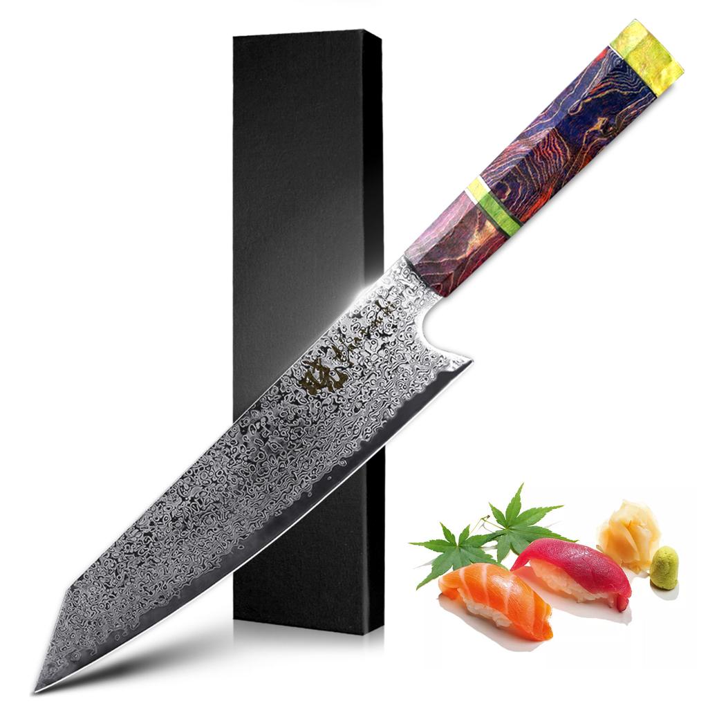 Damascus Knife Kitchen Knife Japanese Style VG10 67 Layers Stainless Steel Knives Ergonomic Handle
