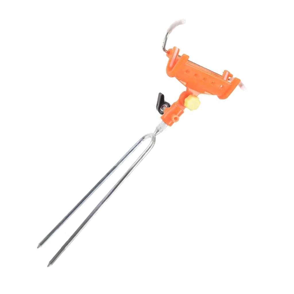 Metal Fishings Rod Holder 360Degree Adjustable Fixed Rack Self Locking Fishings Poles Stand Equipment for Ground Beach