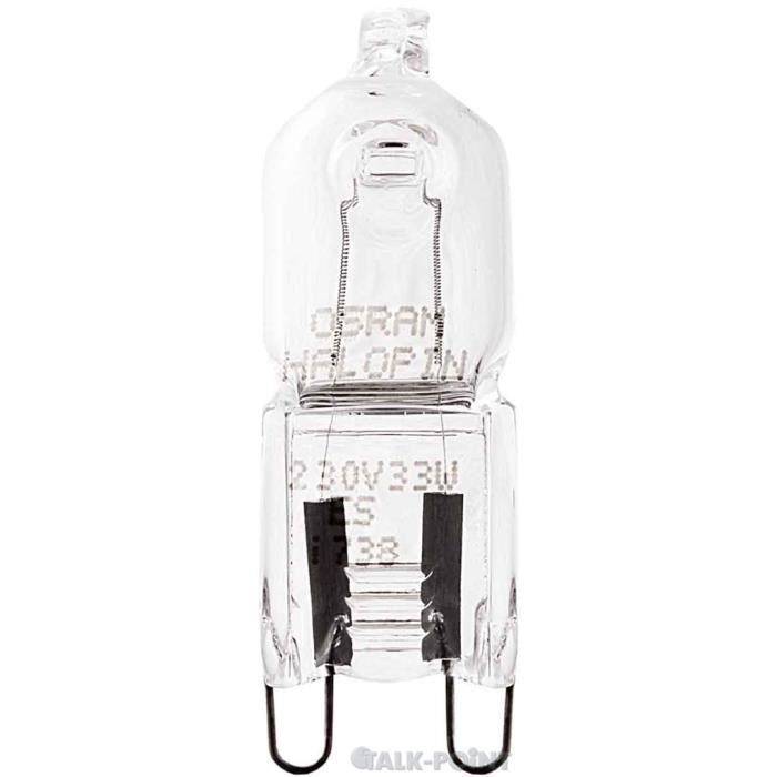 Lampe Halogène - Osram - 66760 ECO - G9 - Économie D'énergie 20% - Utilisation Intérieure