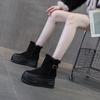Internet celebrity super thick-soled velvet waterproof snow boots annual high-top warm cotton shoes short boots