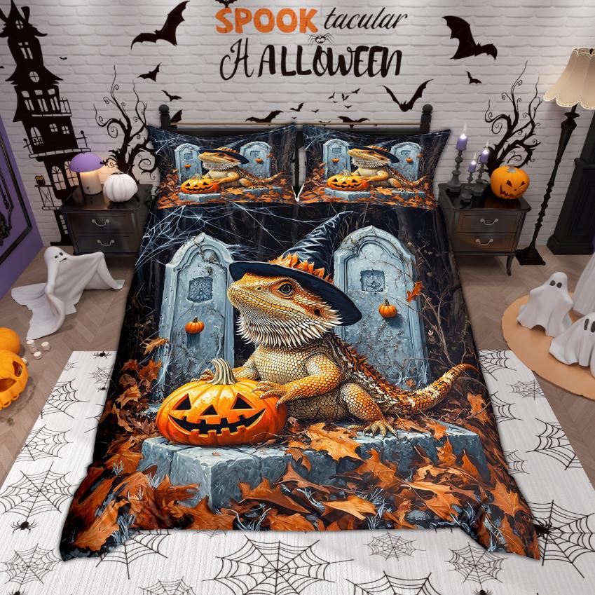 Comforter Homewish Cartoon Toad Funny Wild Animal Bedding Set Botanical Plant Flower Floral Set