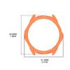 Portable Sleek Silicone Case Watch Rrotective Case Half Portector Watch Spare Parts fiting for GarminEPIX pro 47MM