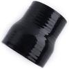2 To 2.5 Inch Silicone Reducer Coupler Hose 4-Ply Reinforced Turbo/Intercooler/Intake Piping (ID:51-63Mm) (Black, 2" To 2.5" Reducer)