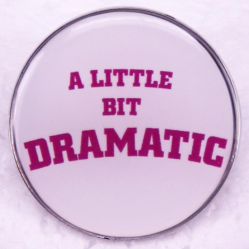 Dramatic Brooch: Cheap Girl Movie English Badge