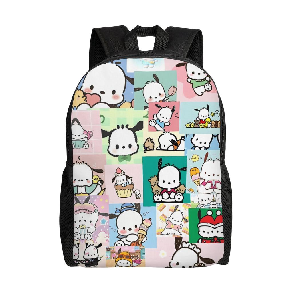 P-Pochaccoes Backpacks for Women Men School College Student Bookbag Fits 15 Inch Laptop Dog Cartoon Bags