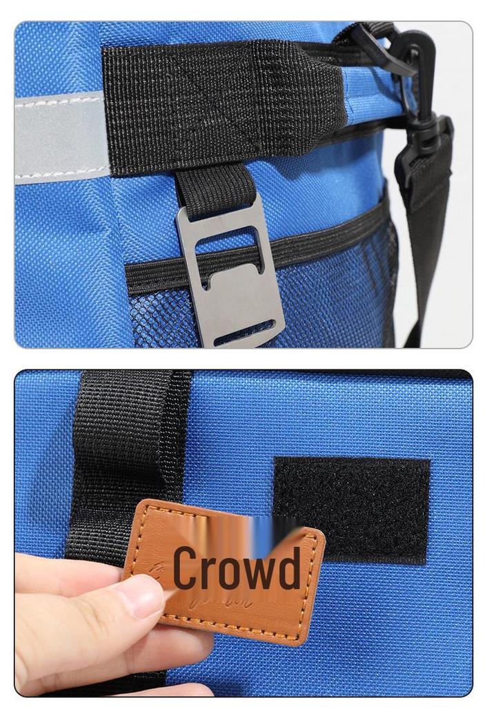Available Large Capacity Portable Insulated Cooler Bag with Pull Rod for Fresh-Keeping and Outdoor Activities