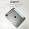 2023 iPad Air 4 Pro 11 Case with Pen Slot, 9.7-10.4 Inch High-Transparency Acrylic Trifold for Huawei