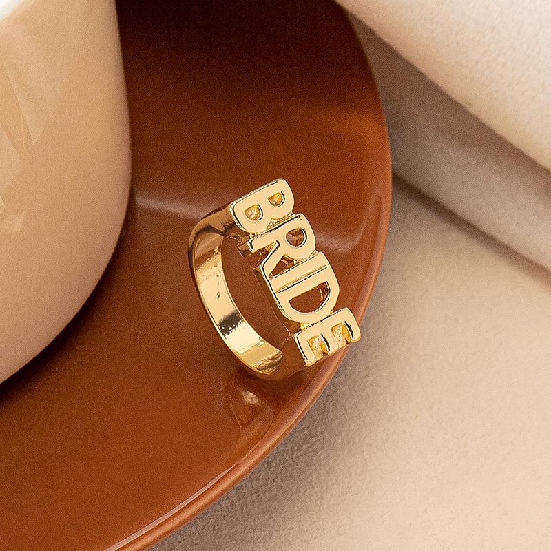 Fashion Design Letter Ring - Trendy Personality Index Finger Jewelry for Women