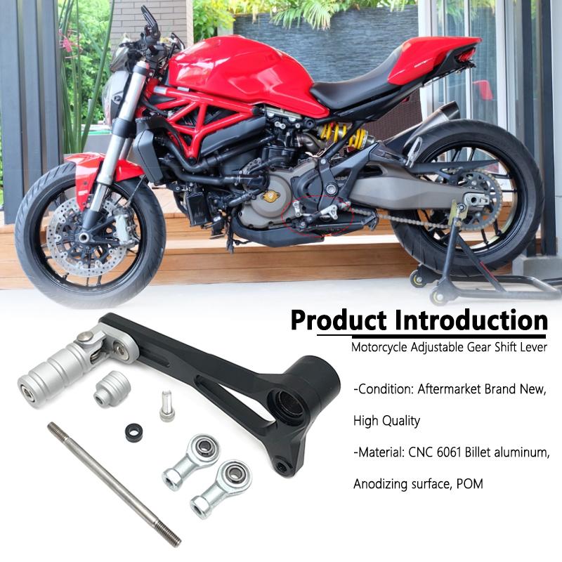 Motorcycle Adjustable Folding Gear Shift Lever Shifter Pedal Lever Accessories For Ducati Monster 821 SuperSport 950 /S 1200R/S