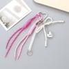 Phone Case Hanging Ornaments Heart Charms Keychain Y2k Rope Keychain Fashion Bowknot Key Ring