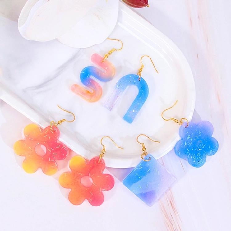 Eye Catching Mold for Unique Earrings and Keychains Handmade Jewelry Accessory