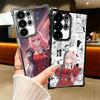 Darling Zero Two 02 Anime Plating Phone Case For Samsung Galaxy S24 S25 FE S26 Edge S23 Ultra S22 S21 Plus S20 Anti-Fall Airabag