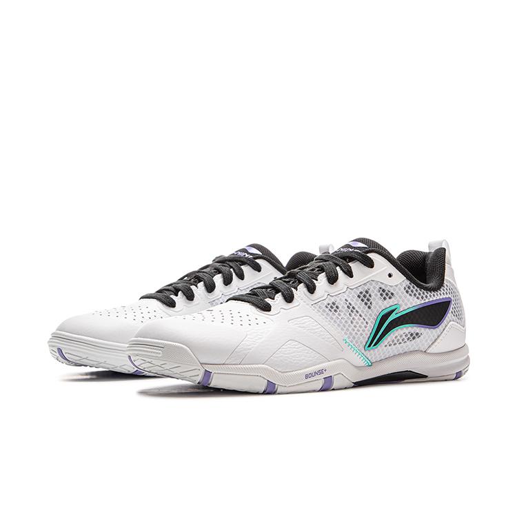 Li Ning Eagle Eye Series Comfortable Fashion Durable Breathable Low Top Training Shoes Unisex Training Shoes White Black APPU027-4