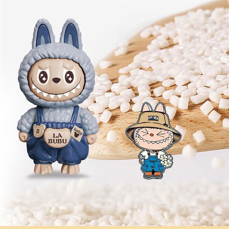 Ny Dukke som Skifter Ansikt Leke Stressreduserende Leker Nøkkelring Veskeanheng Leke med Skiftbart Ansikt for Barn Stresslindring