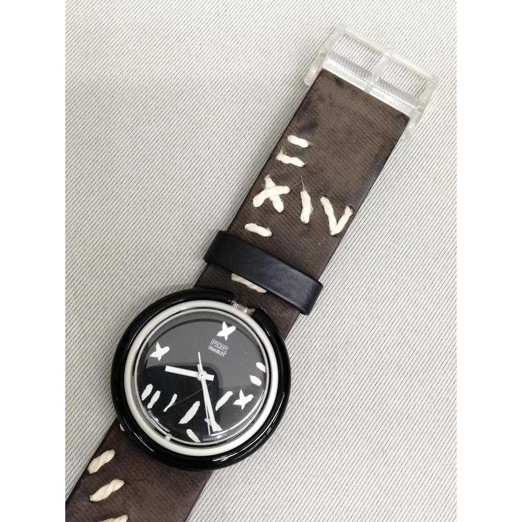 Used SWATCH BLACK WIDOW Quartz