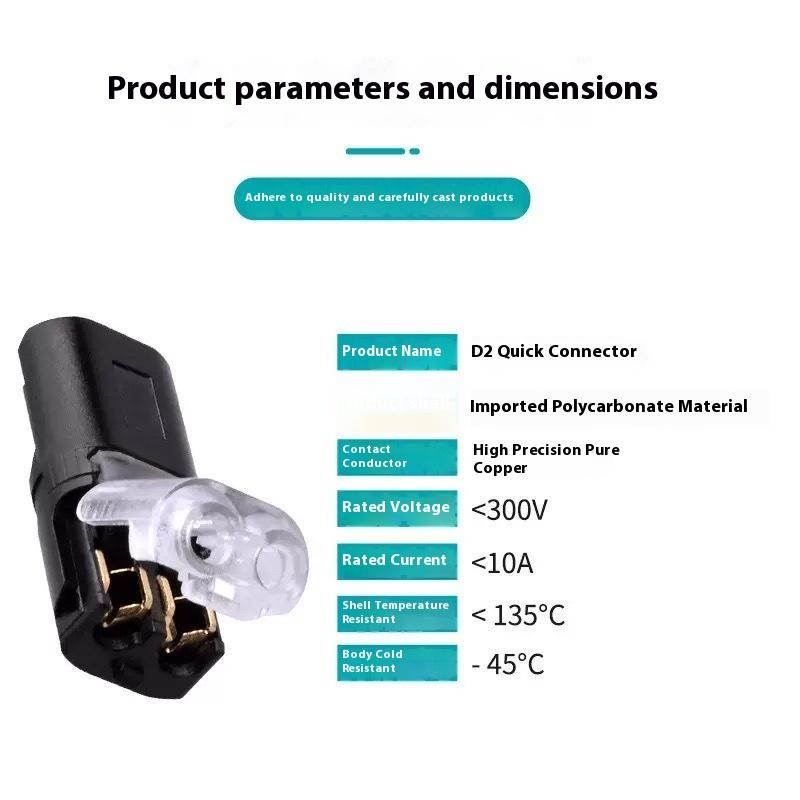 5/10/20Pcs Electrical Connector 2 Pin Way Plug Car Wire Cable Automotive Electrical Connector Strip Terminal Connection
