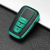 Leather 2/3 Button TPU Car Remote Key Cover Case Shell For Toyota Camry RAV4 Prius CHR C-HR Avalon Corolla Land Cruiser Prado Accessories