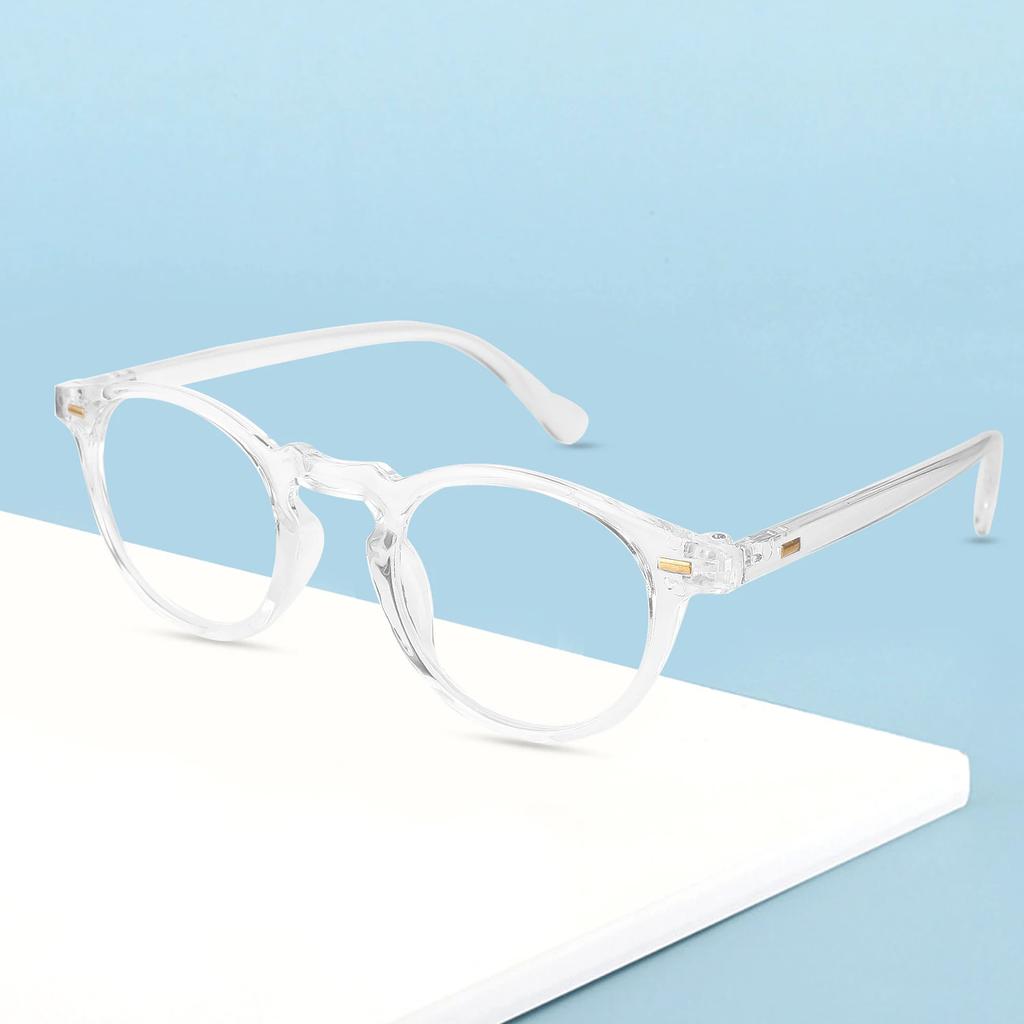 Small Round Glasses Frame Women Men Fashion Anti Blue Light Eyeglasses Frames Vintage Optical Computer Decoration Spectacles
