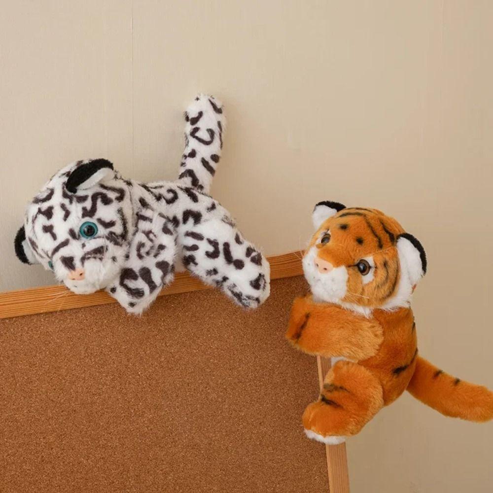 Koala Tiger Slap Snap Wrap Forest Animal Plush Hand Ring Children Game Props