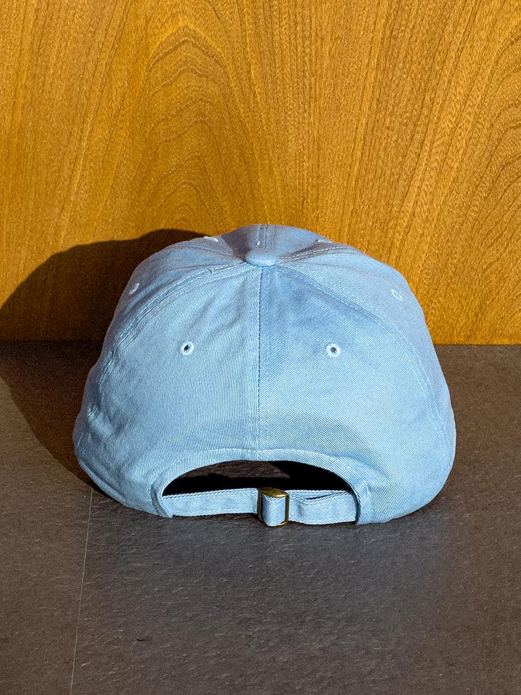 Moningkeopileonkeulleob Stroke Round Logo Ball Cap Sky Blue