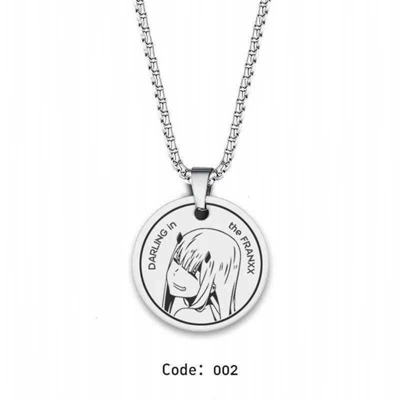 National Team Stainless Steel Logo Pendant Necklace