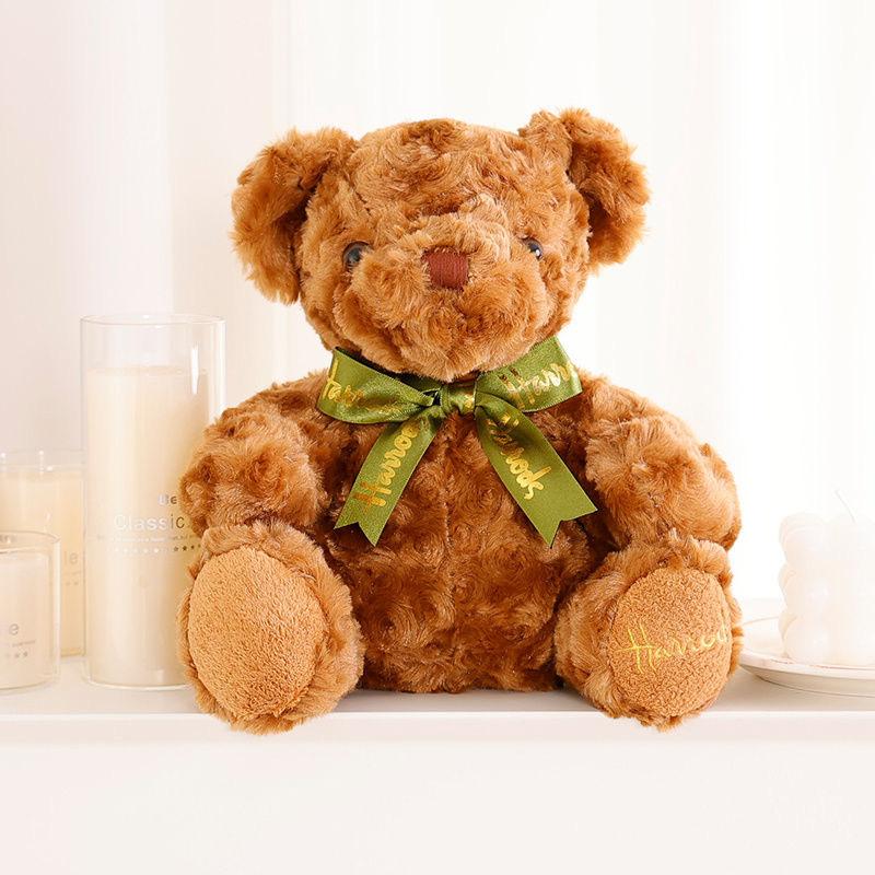Cute Teddy Bear Doll Hug Bear Doll Bow Bear Plush Toy Doll Children'S Birthday Gift