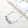 Minimalist Fashion Irregular Pendant Necklace Stainless Steel Daily Gentle Wear INS Jewelry for Girls Accessories Birthday Gift