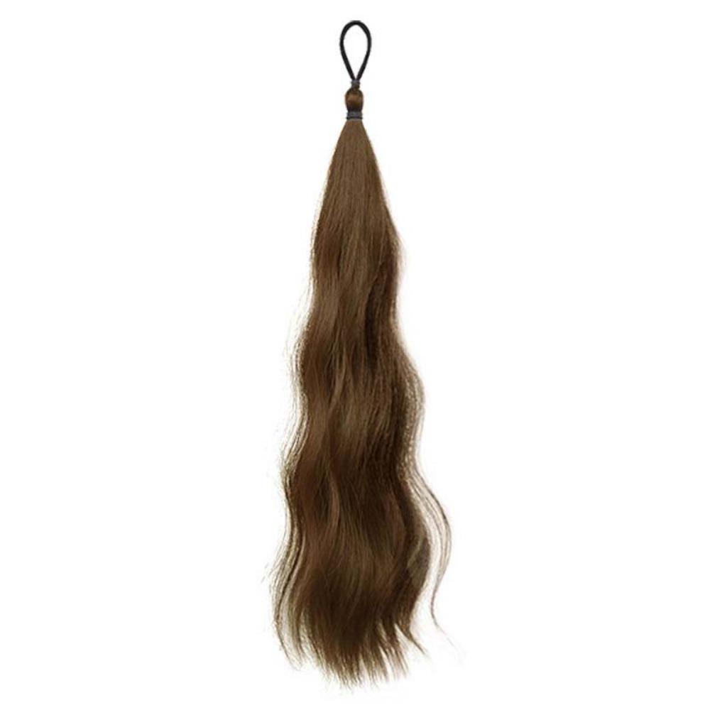 All-in-one Self-winding Hair Bundle Synthetic Flower Bud Hair Bun Hair Bag  For Girls