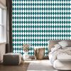 Harlequin Diamonds Wallpaper Turquoise and Light Gray 50x1000