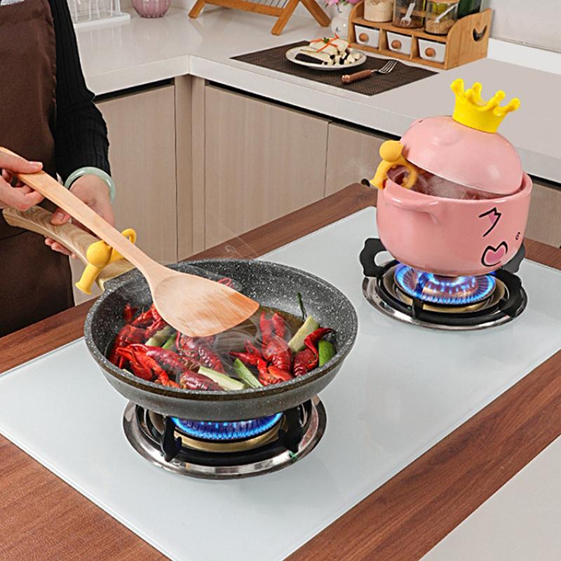 

Подставка для силиконовой лопатки в форме кошки, кухонная, для плиты, защита от проливания, для ложки, кухонная утварь, мобильная стойка для хранения 1pcs