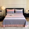 Retro Floral Pattern Bed Sheet Set 100% Cotton Bed Sheets Soft Breathable Bedspread with Pillowcases Queen Size Bedding Set
