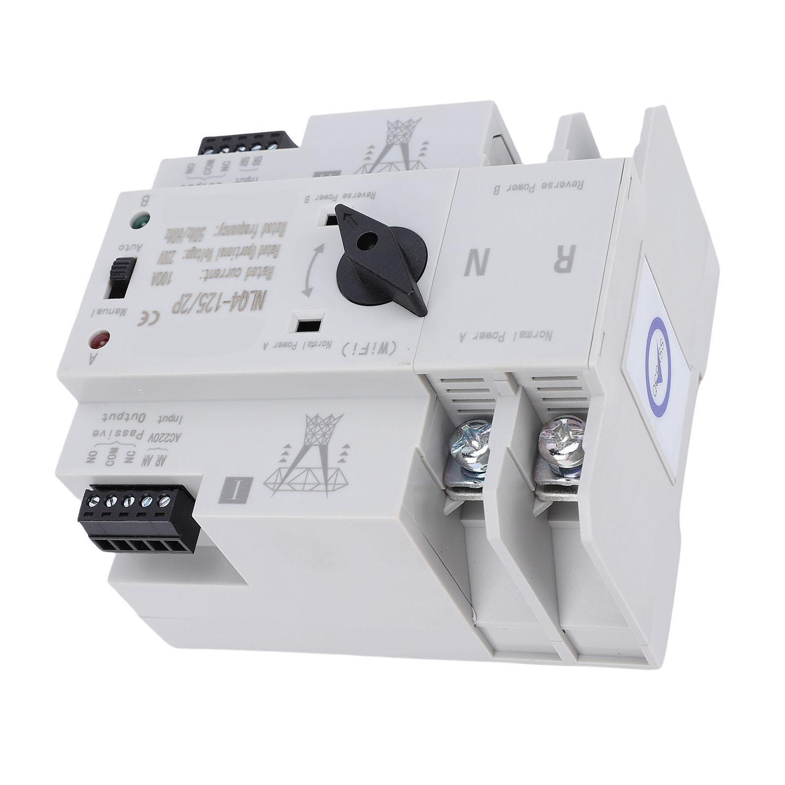 

Автоматичний перемикач живлення 2P 100A Керування WiFi-додатком Автоматичний ручний перемикач живлення для торгового центру фабрики лабораторії