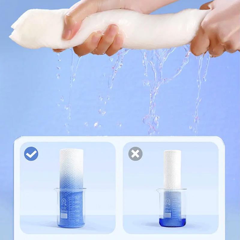 1PC Bath Towel Thickened & Enlarged Disposable Portable Individual Packaging 70x140cm Compressed Non-woven Quick-Drying
