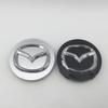 20pcs 3D forMazda 56mm Car emblem Wheel hub Center Cap Badge covers sticker Decal styling auto Accessories k2
