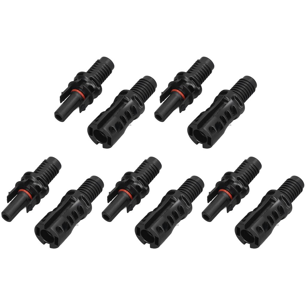 5 Sets Solar Branch Connectors UV Protection Male Female Header Board End Connector