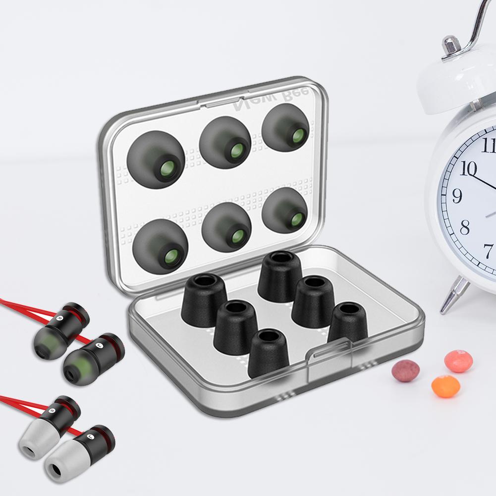 Ohrstöpsel Polster Kissen Geräuschisolierende Kopfhörer Ohrstöpsel Bequeme Ohrstöpselspitzen für In-Ear-Kopfhörer Zubehör