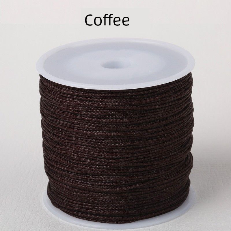 No. 72 Jade Thread 100 M Handmade Braided Rope Bracelet Red Rope Braid Rope Thread Carrying Strap String Jewelry Thread DIY Material