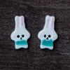UK Handmade High-End Cute Rabbit Ceramic Buttons for DIY Windbreaker
