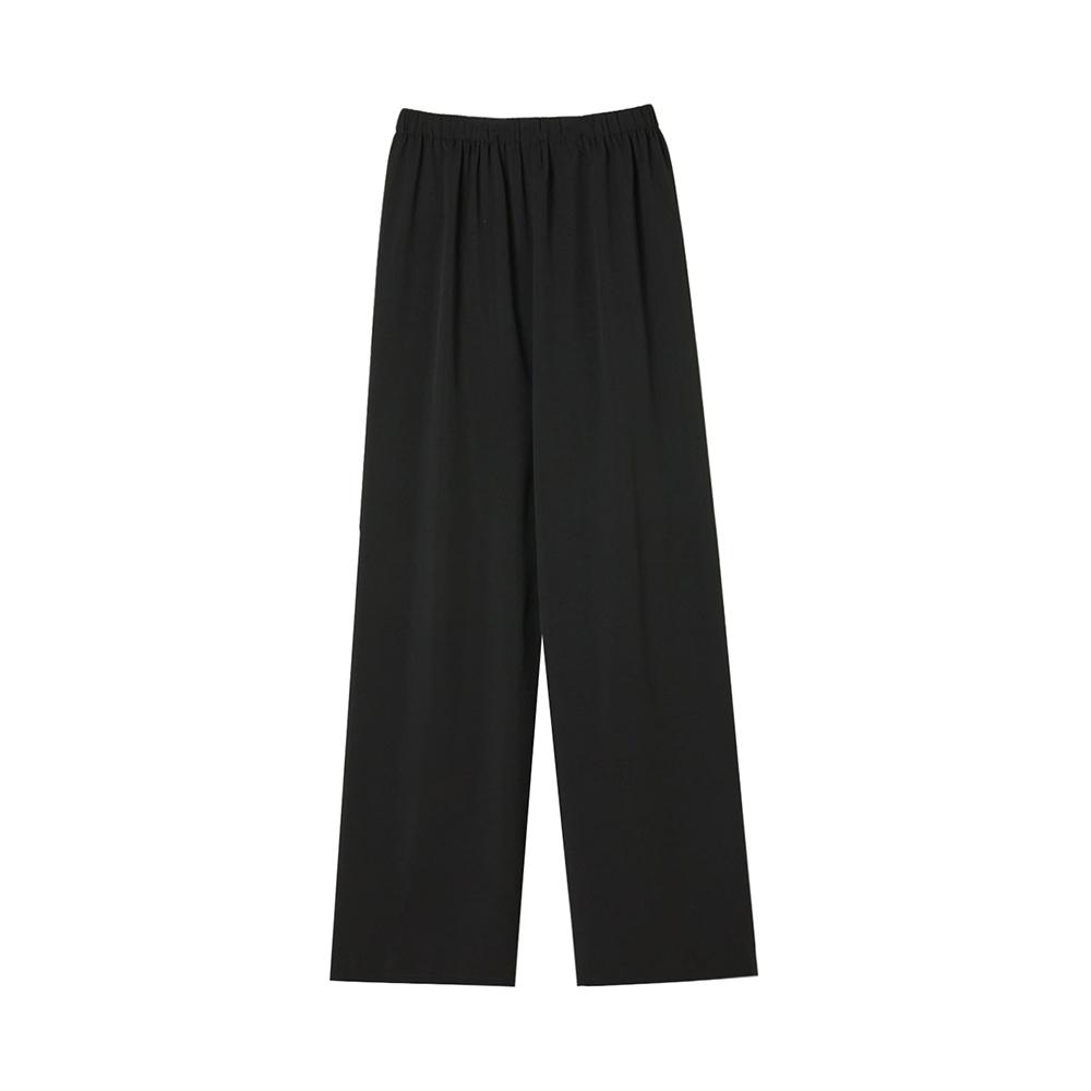 LAP Soft Poly Elastic Waist Straight Pants Ar2Wp462