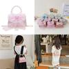 Fashionable Mini Children's Handbag Stylish Princess Bowknot Crossbody Bag For Girls