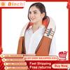 16 Massage Heads Heating Neck Shoulder Kneading Massager Cervical Health Care Back Waist Relaxation Massage Shawl