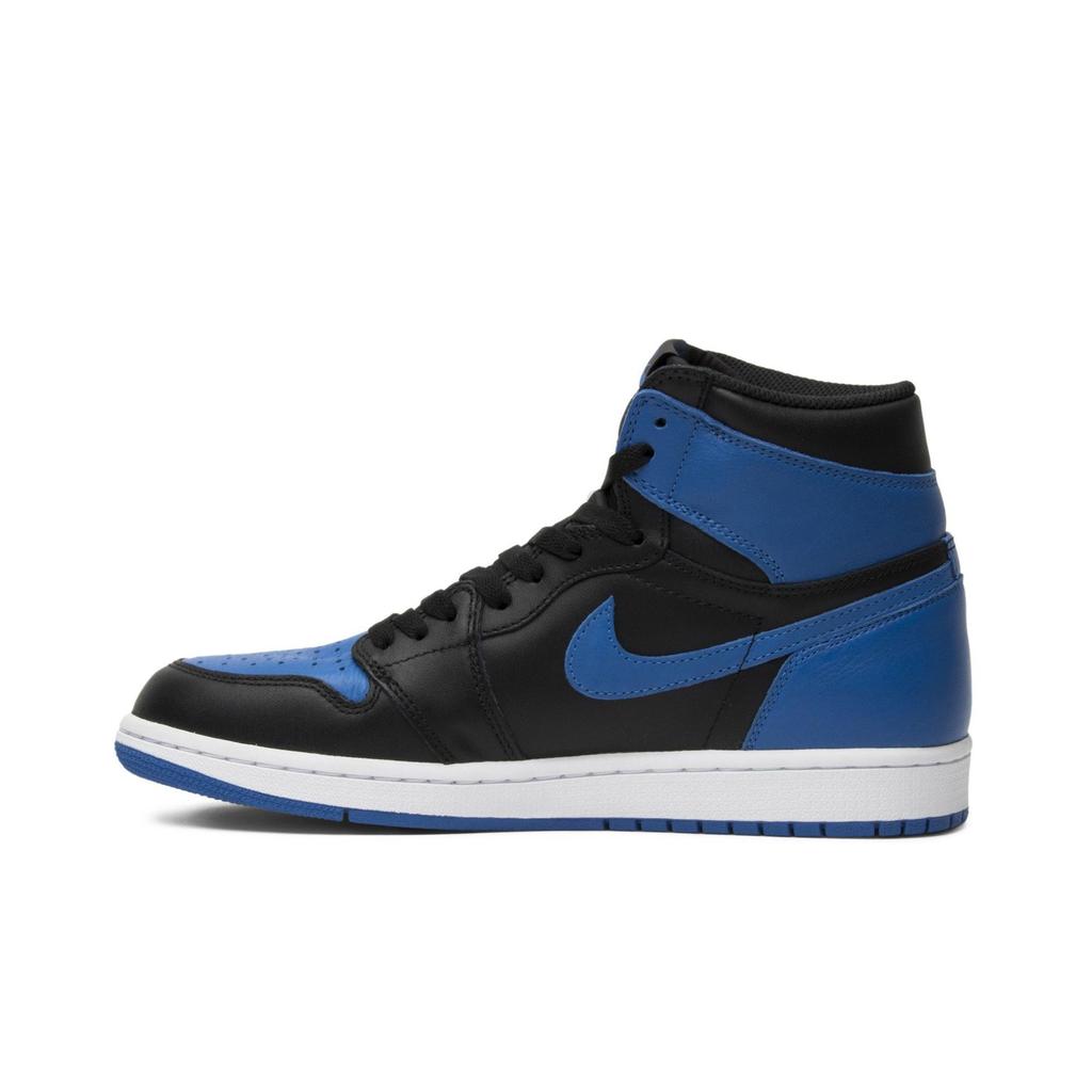Air Jordan 1 Retro High OG 'Royal' 2017 (Unisex) Black / Royal-White Vintage Basketball Shoes 555088 007