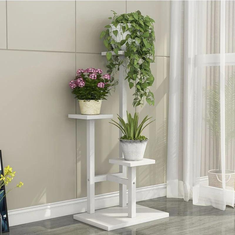 Flower Rack Multi Flower Vase Rack Simple Shelf Storage Stand For Flowers Indoor Plant Stand Simple Shelf Storages Pot Holder