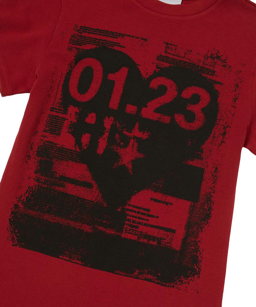 Garter Gallery Vintage Heart Crop T-Shirts_Red