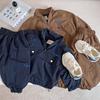 Autumn  Children Casual Sportswear Set Boys Girls Interchange Jacket Pants Suit Kids Vintage Cargo Pants Outfits